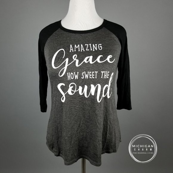 Amazing Grace Elbow Baseball Tunic - Picture 1 of 7